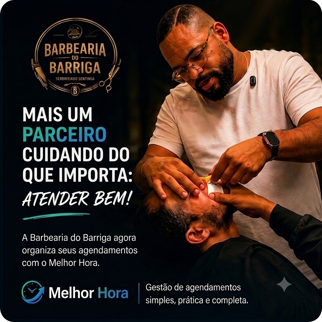 Barbearia do Barriga — parceiro Melhor Hora